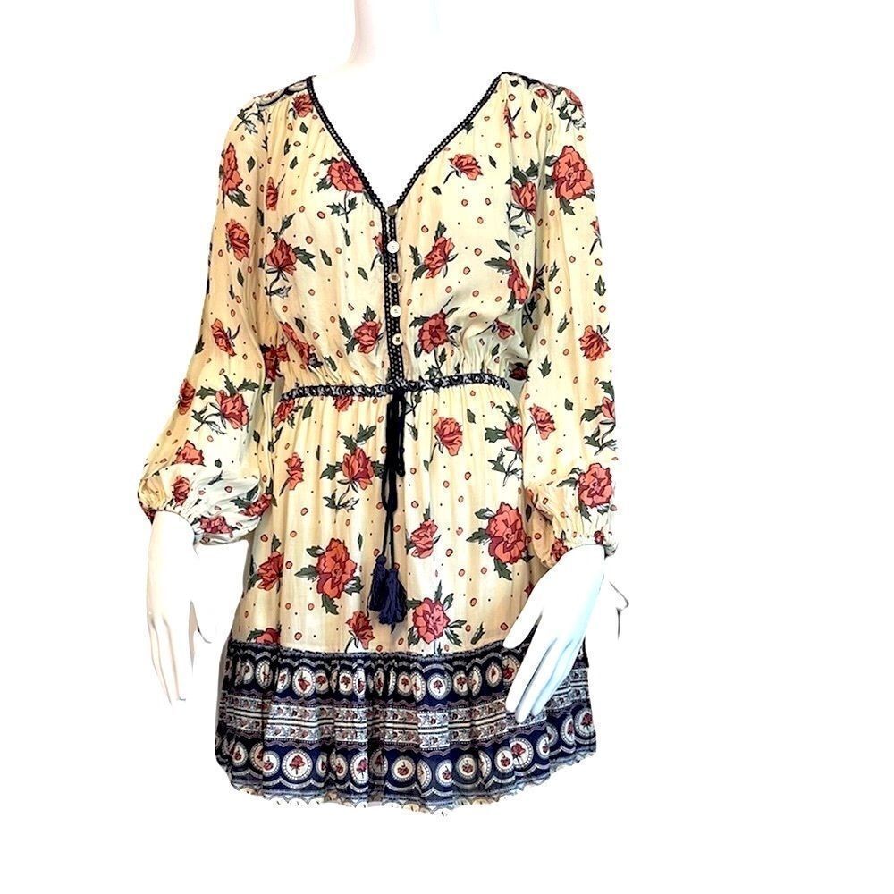 CLEOBELLA Floral Mini Dress.Size S